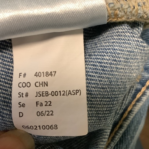 Sam Edelman NWT Women’s size 31 lattice pocket Bay trouser denim flare jeans - Picture 6 of 11